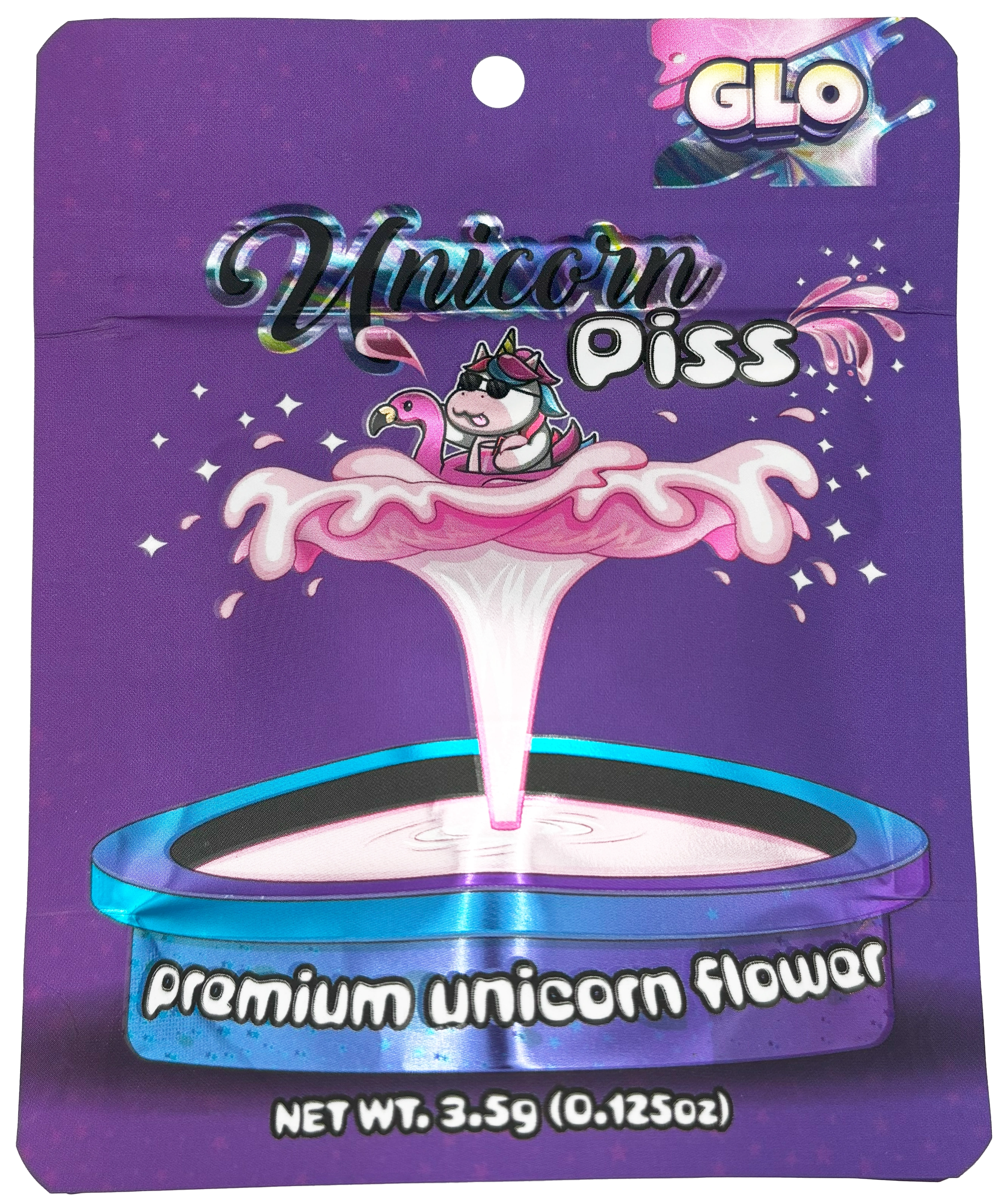 Photograph of product: Glo Farm | Unicorn Piss | Pre-Packaged Flower - 3.5g