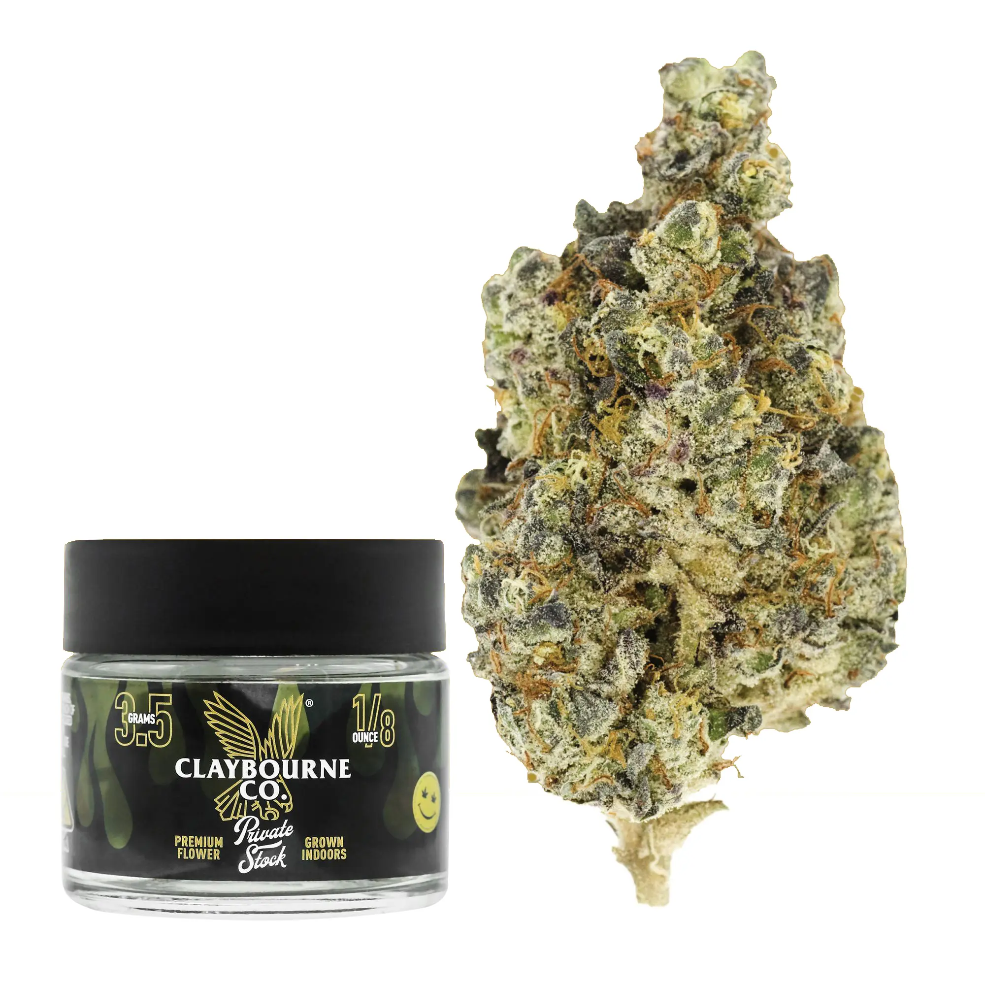 Photograph of product: Claybourne | Flower H | Kush Mints - 3.5g