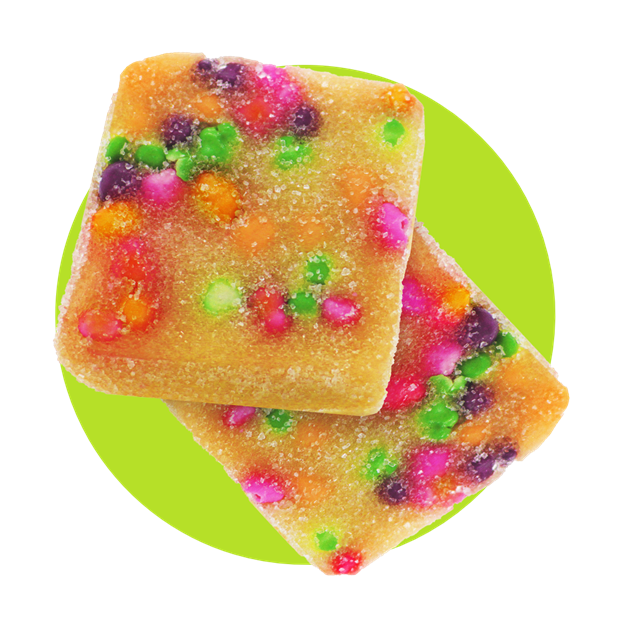 Photograph of product: Gummies | HIJNX | Space Chunk 1:1 [CBN/TH-oui] [2pk/100mg]