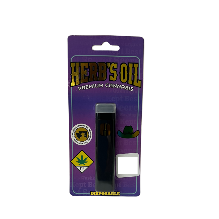 Photograph of product: Disposable Vape Granddaddy Purple cai