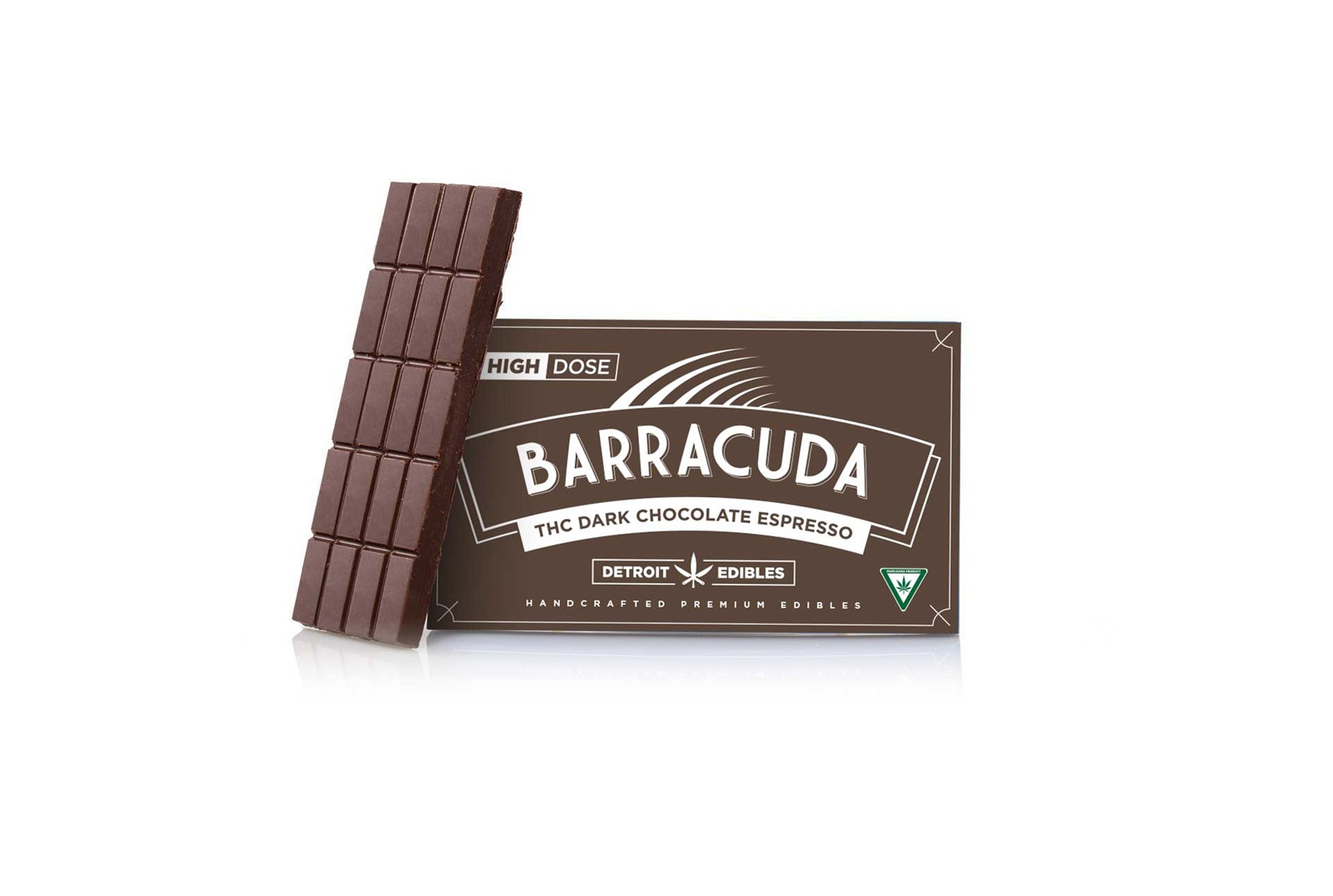Photograph of product: BARRACUDA BAR | ESPRESSO | DARK CHOCOLATE | 200MG | REC