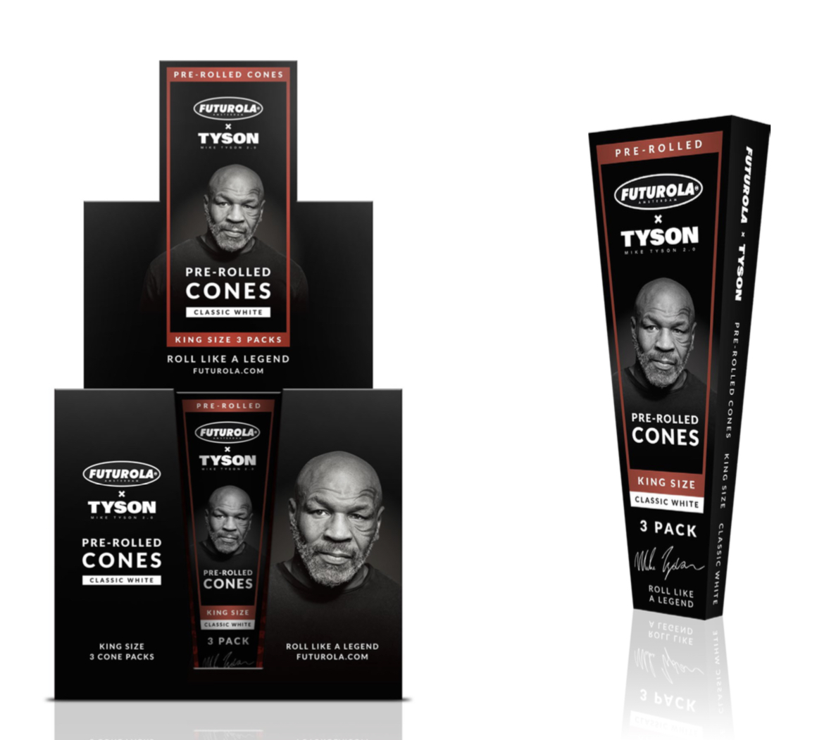 Photograph of product: Futurola Tyson Ranch King Size Cones | 3pk