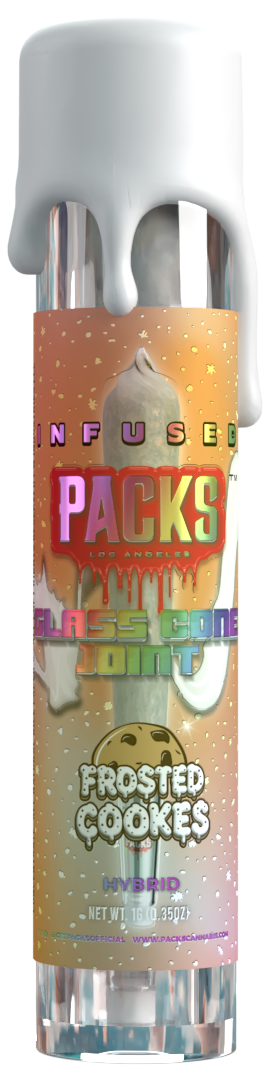 Photograph of product: Frosted Cookies | Infused | Glass Cone Joint