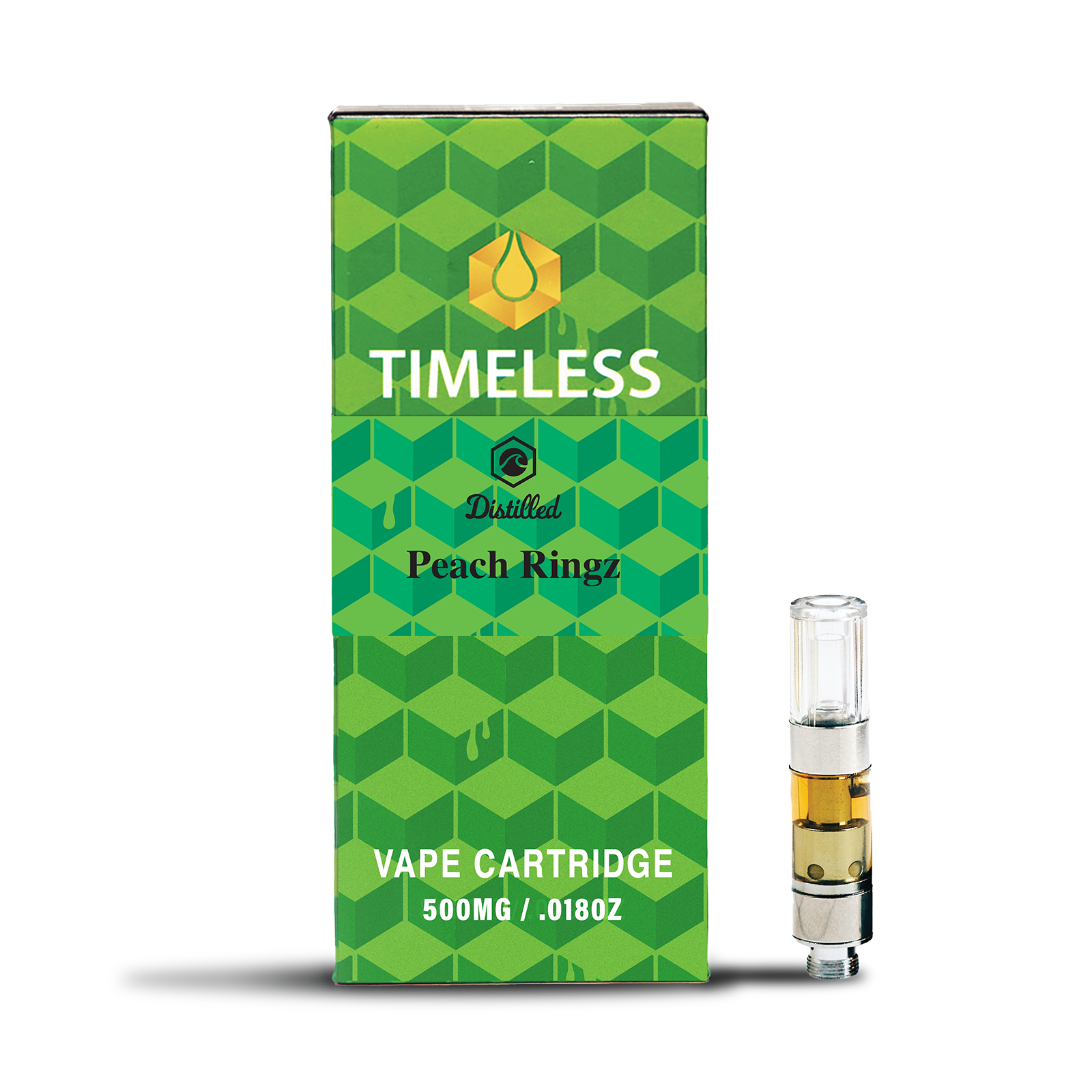 Photograph of product: Peach Ringz Chill Cartridge | 0.5g