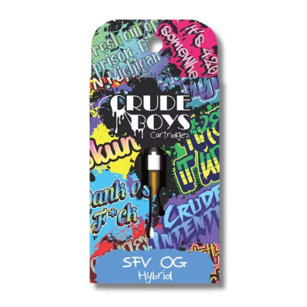 Photograph of product: Crude Boys - SFV OG - Vape - - Hybrid