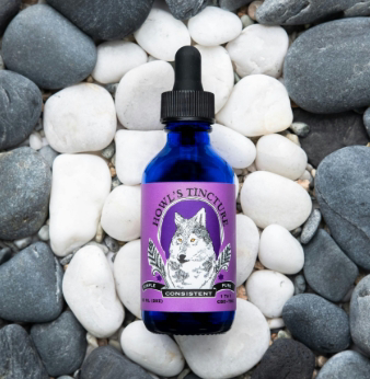 Photograph of product: Howls CBD:TH-oui 1:1 | Temple Kush & Lifter | 250mg Tincture | Howls