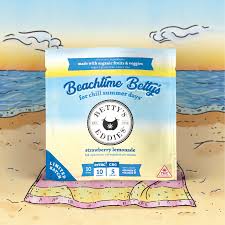 Photograph of product: Betty's Eddies | Fruit Chews | Beachtime Betty's Strawberry Lemonade | 10pk 100mg