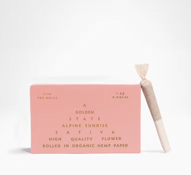 Photograph of product: A Golden State - 5ct Mini Pre Rolls - Empanadas Diez