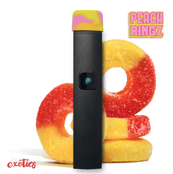 Photograph of product: PEACH RINGZ 1G