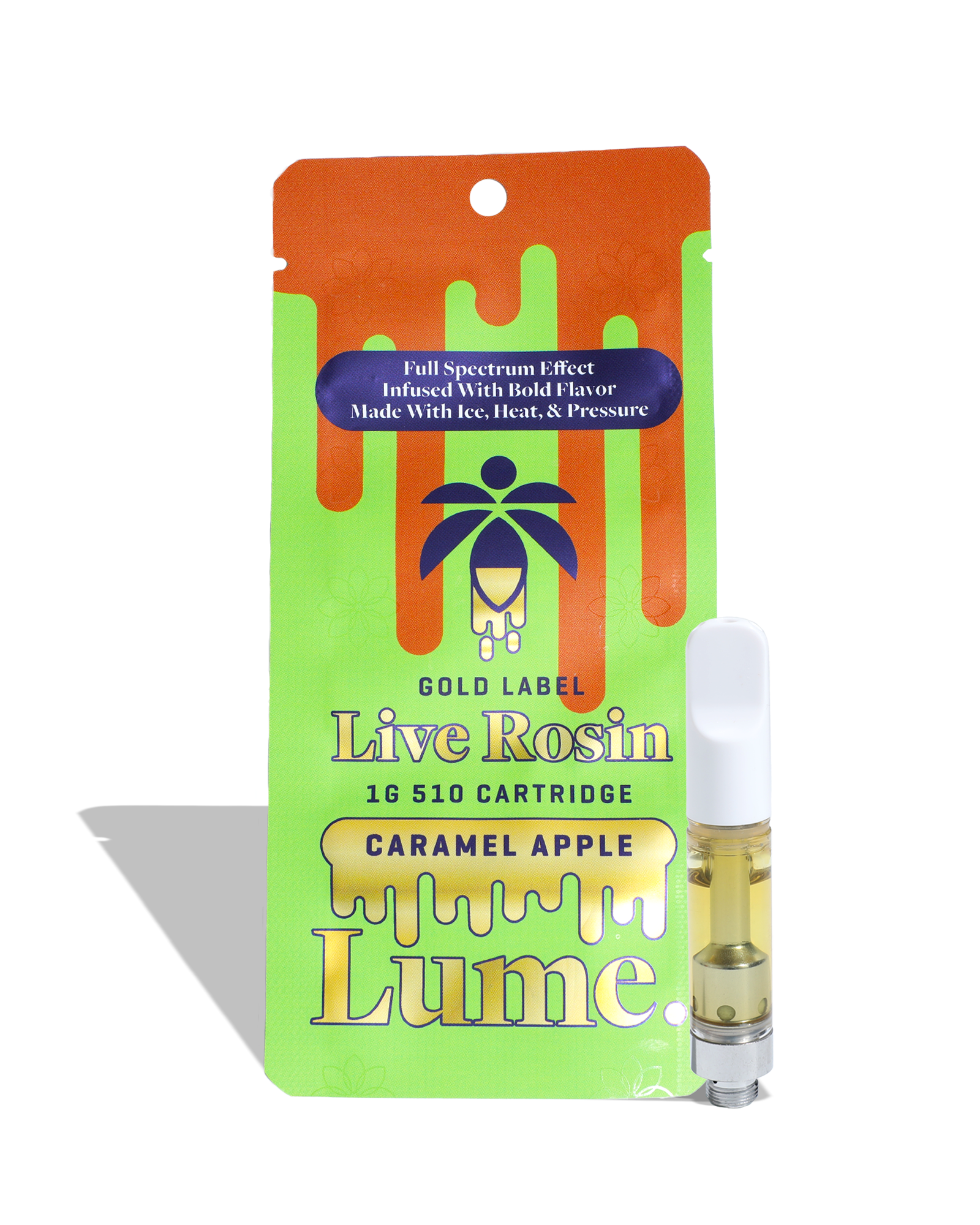 Photograph of product: CARAMEL APPLE LIVE ROSIN CART 1G