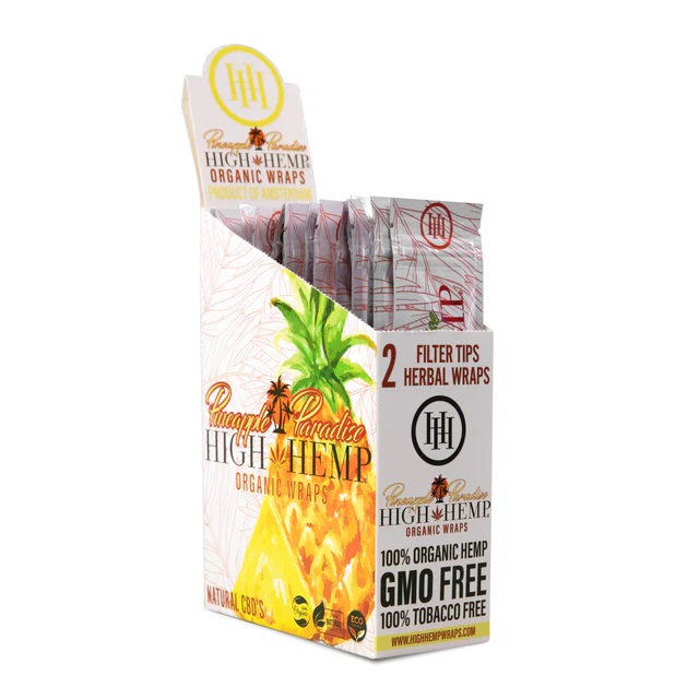 Photograph of Product: High Hemp Organic Wraps - Pineapple Paradise