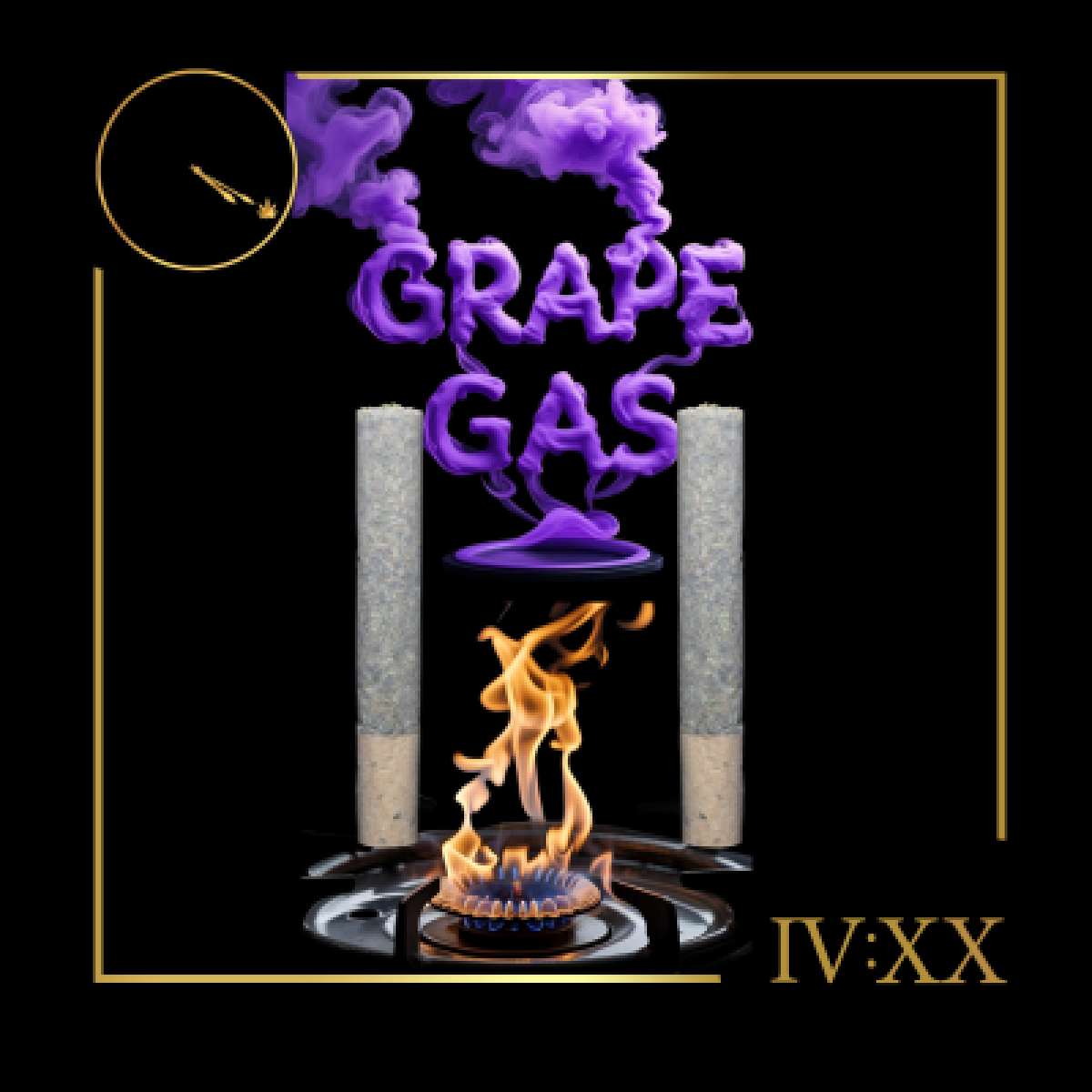 Photograph of product: Grape Gas Pre-Roll | 2pk - Four20