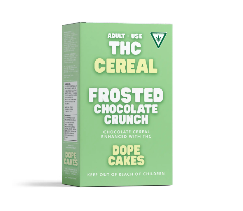 Photograph of Product: Dope Cakes - Chocolate Crunch THC Cereal