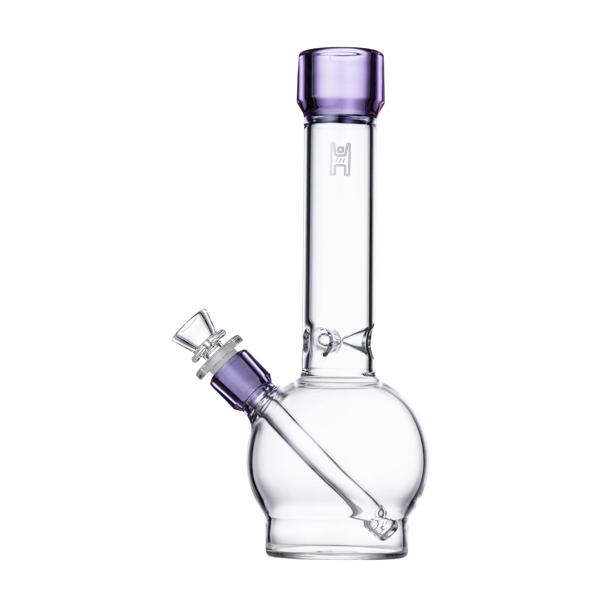 Photograph of product: 12" Bong - Clear with Lavendar