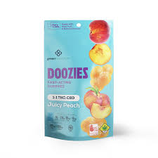 Photograph of product: Doozies / Gummies 10 Pack / Elevate - Peach (1:1) 100mg