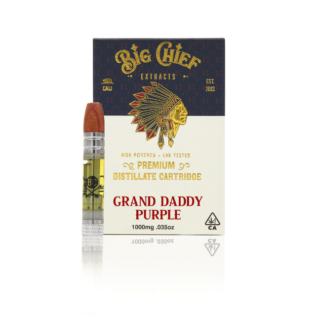 Photograph of product: 1G- GRAND DADDY PURPLE- CARTRIDGE