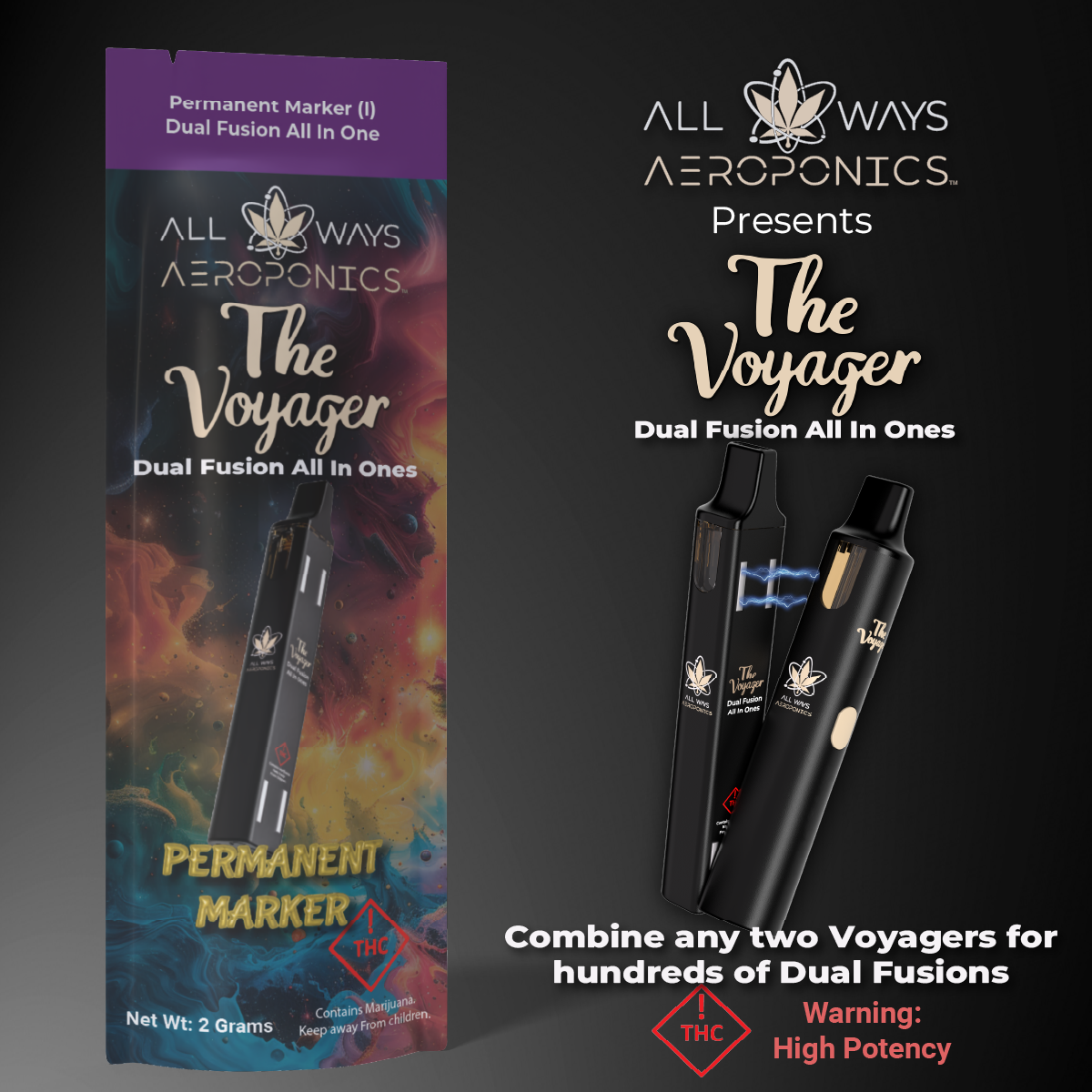 Photograph of product: AWA Voyager Dual Fusion - Permanent Marker