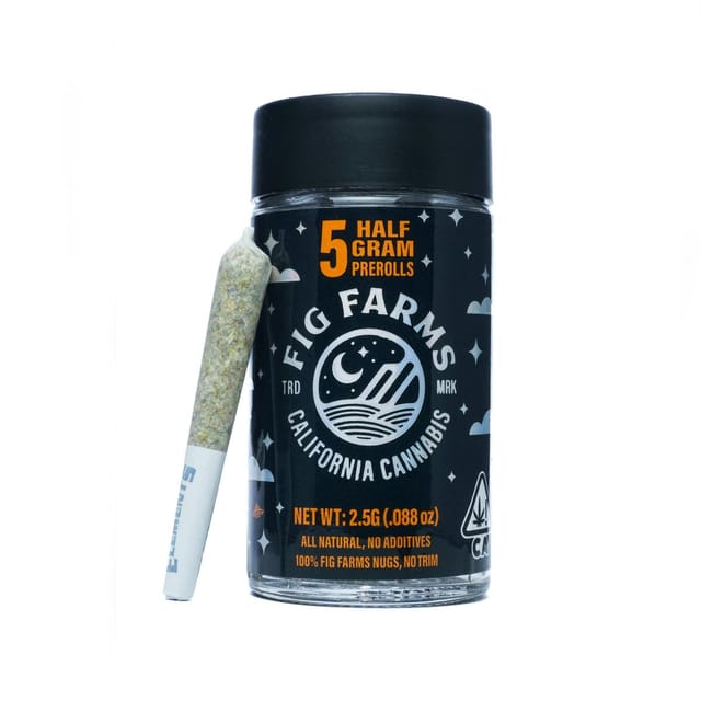 Photograph of product: Lemon Cherry Gelato | 2.5g | 0.5g x 5 Preroll Pack - 