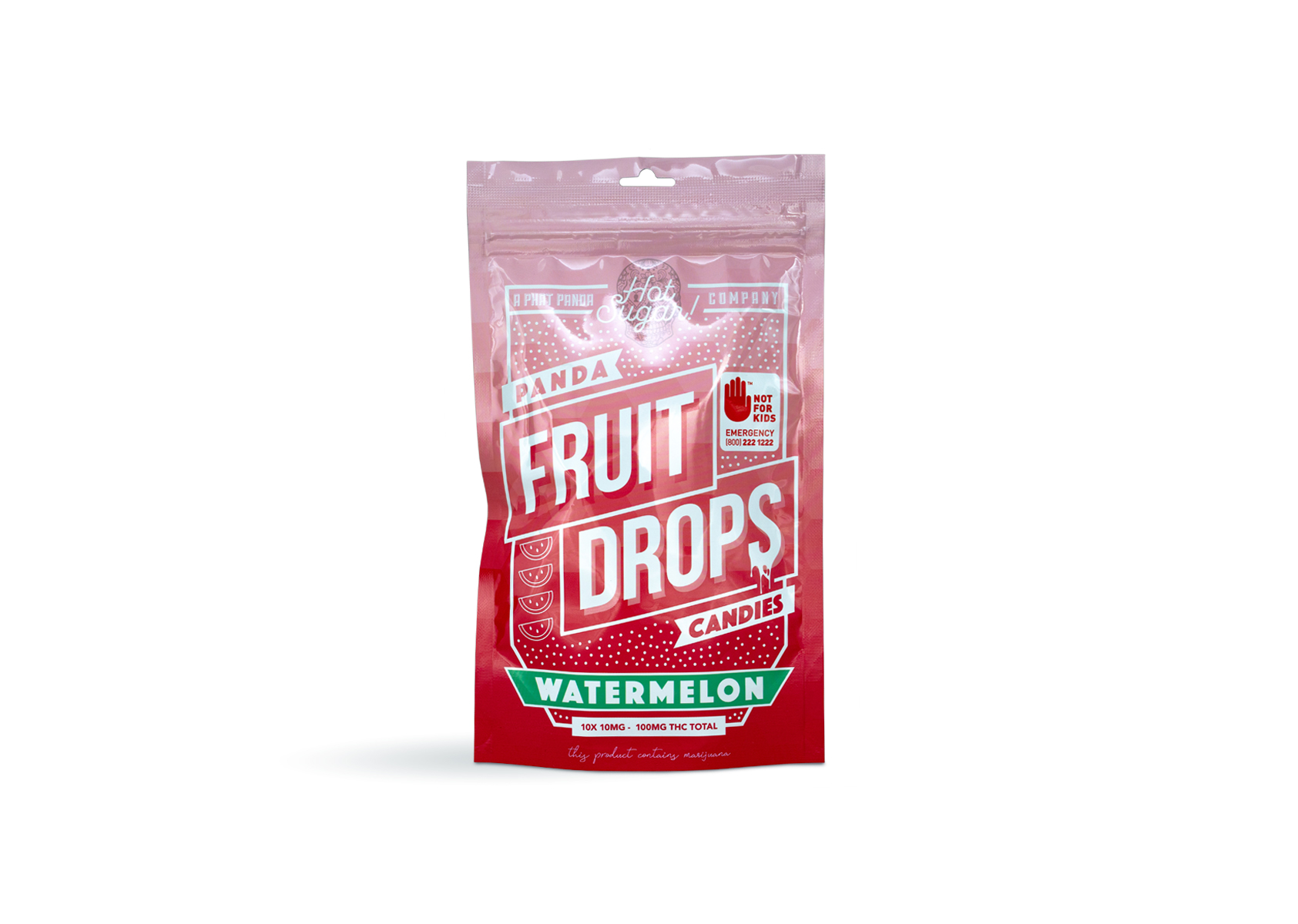 Photograph of product: Sour Watermelon Fruit Drops | 10-pack