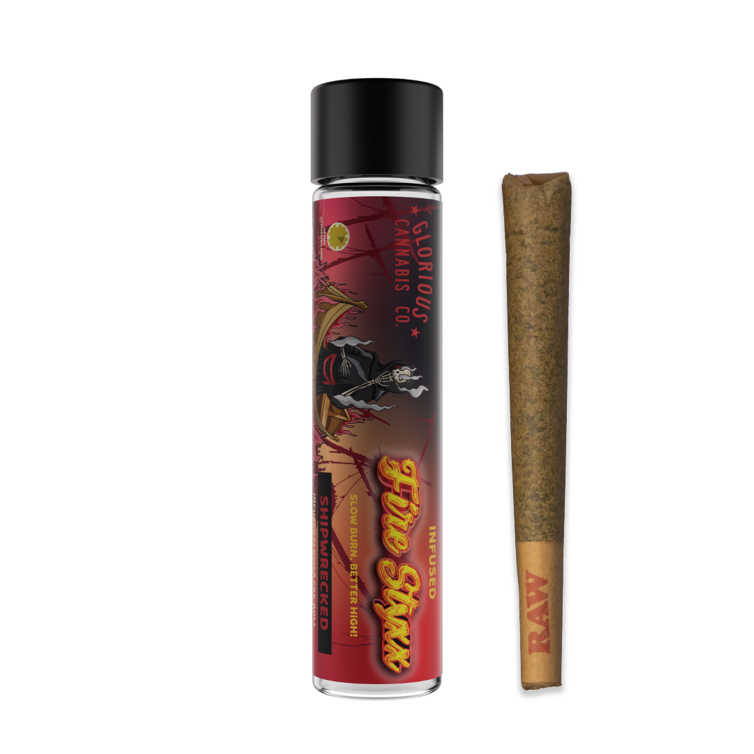 Photograph of product: Fire Styxx | Shipwrecked Infused Pre-Roll | 1g