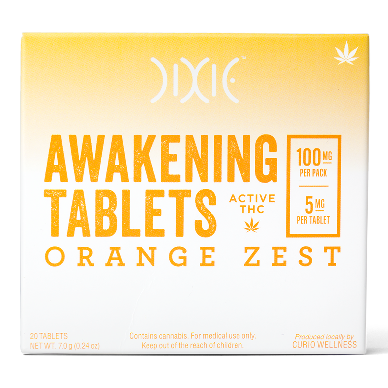 Photograph of product: Orange Awakening Tablets | 20 x 5mg