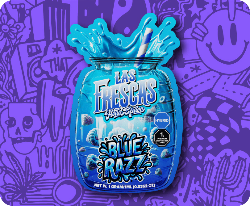 Photograph of product: Las Frescas Dispo - Blue Razz (H)