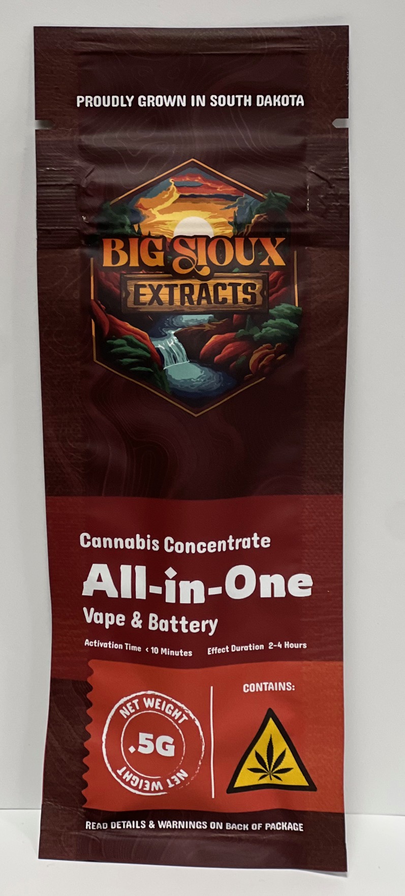 Photograph of product: Superboof 75.81% 1g Distillate Disposable