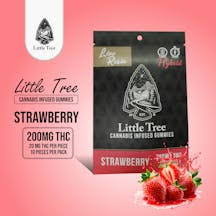 Photograph of product: Little Tree Forest Gems Strawberry Gummy Clusters 200mg