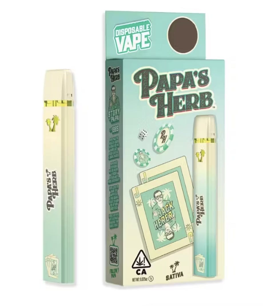 Photograph of product: 1g Jack Herer (Oui'd) All-in-One [Papa's Herb] TH-oui:94% $35