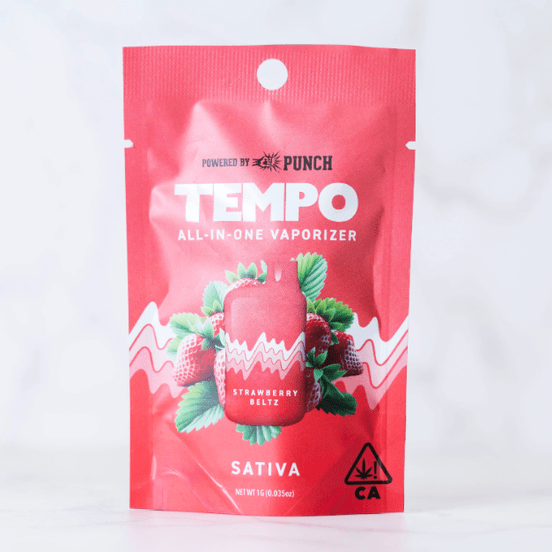 Photograph of product: Strawberry Beltz All-In-One Vape - 