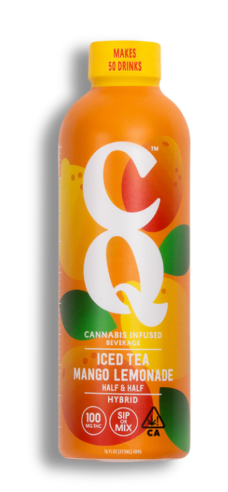 Photograph of product: CANNAQUENCHER 100MG BEVERAGE - ICED TEA & MANGO LEMONADE