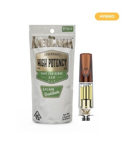 Photograph of product: AmeriCanna - Outer Space High Potency Distillate Vape Cart 1g - 