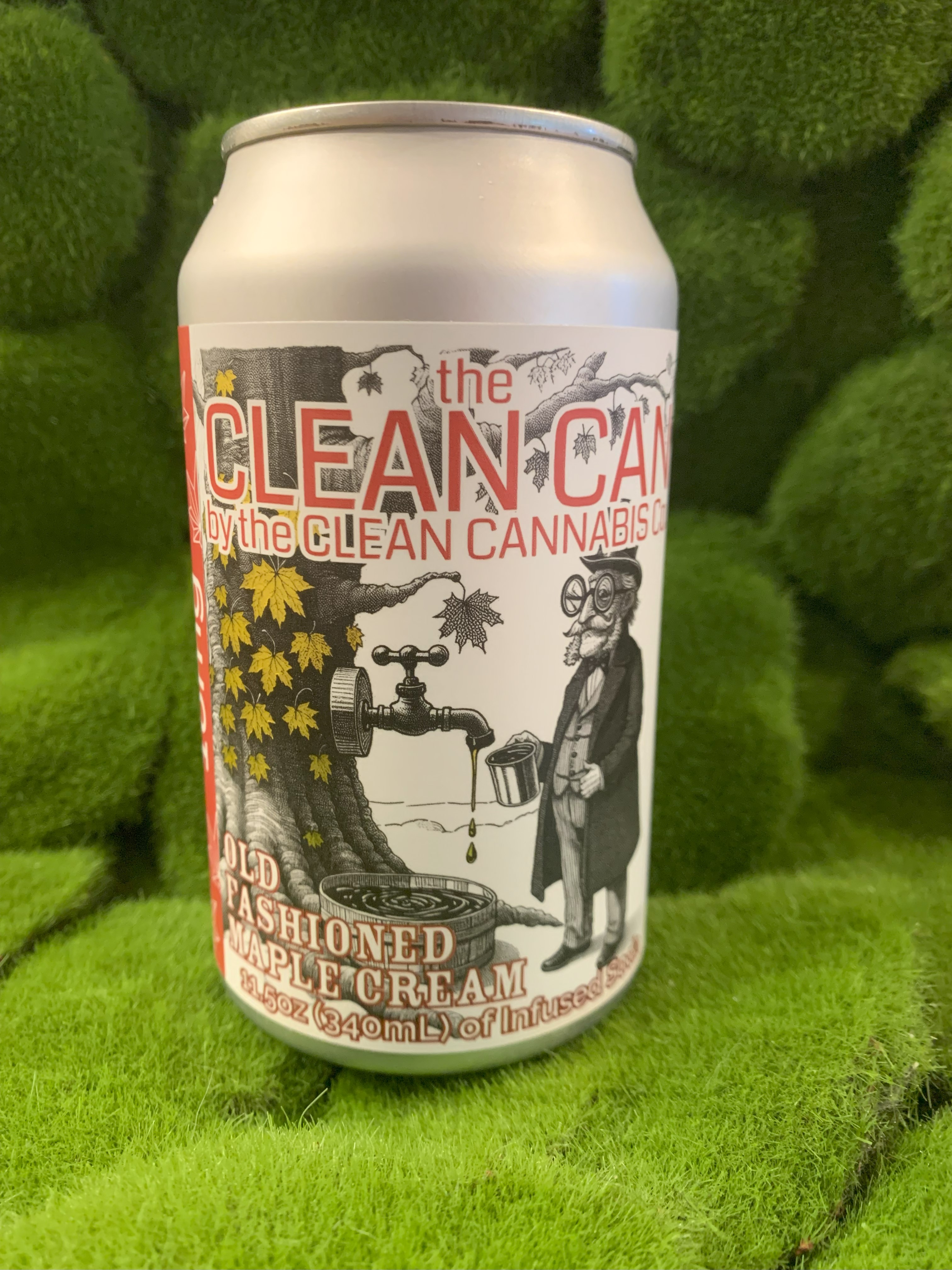 Photograph of product: 10mg Can | Old Fashioned Maple Cream TH-oui Soda | The Clean Oui'd Company