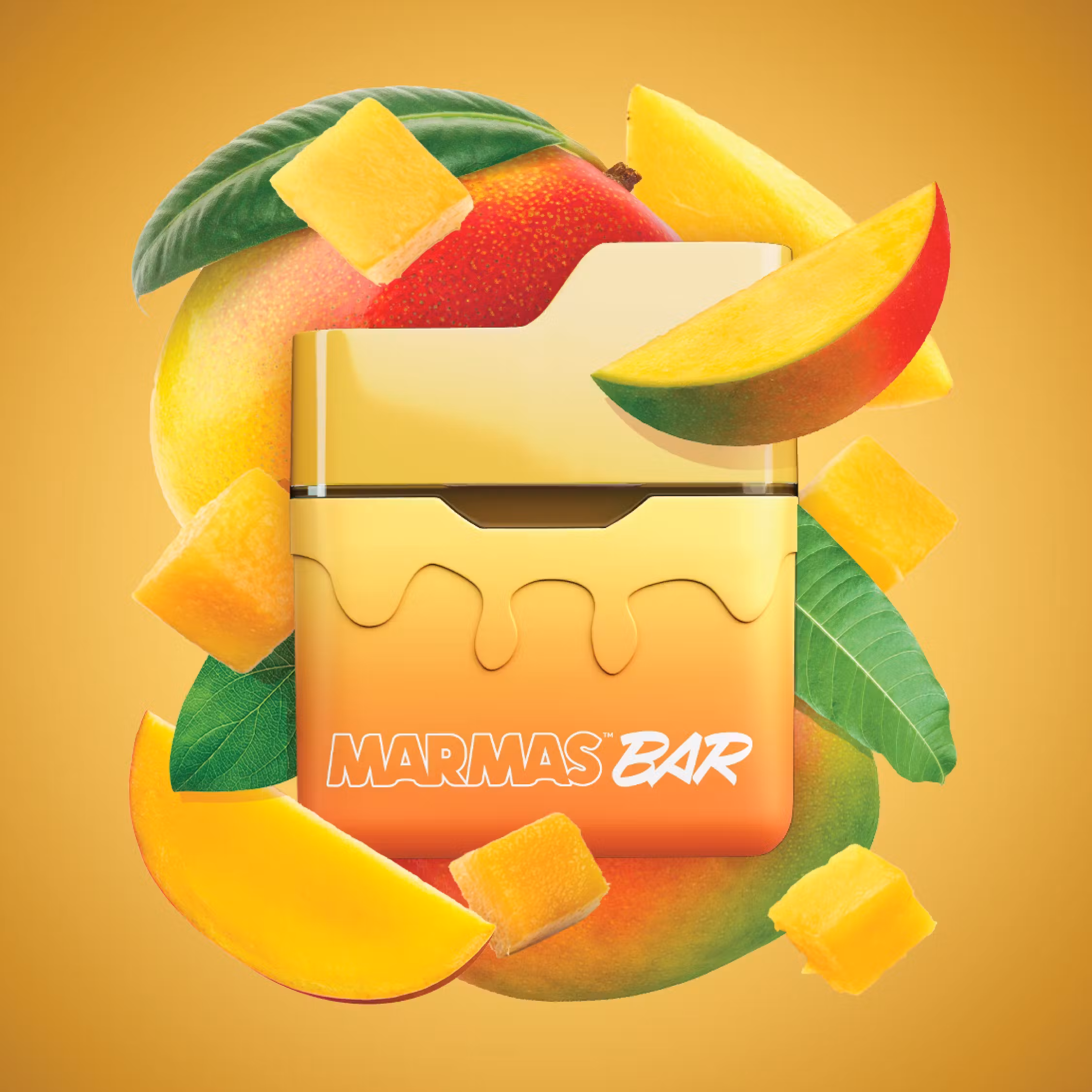 Photograph of product: Rechargeable Pen | Marmas Bar | Mango [Liquid Diamonds]