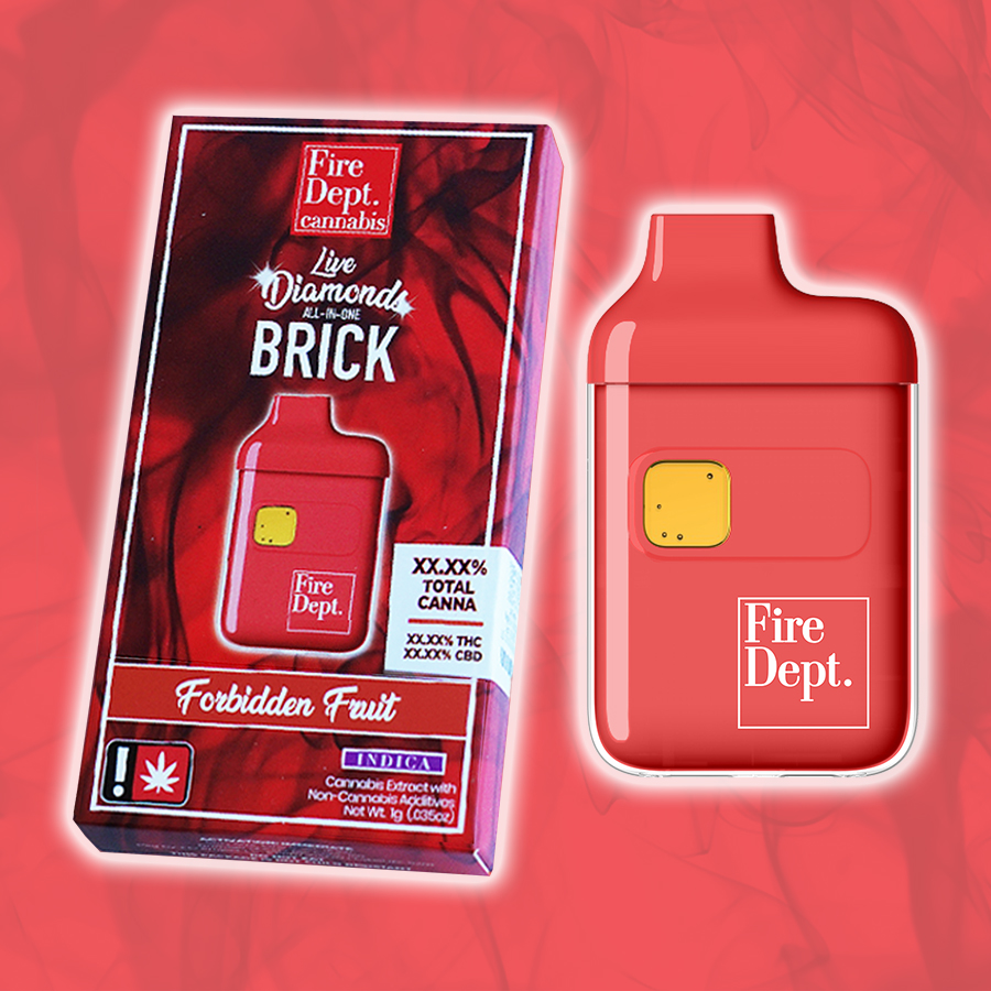 Photograph of product: Forbidden Fruit Live Diamond Flavored - Disposable - Fire Dept.