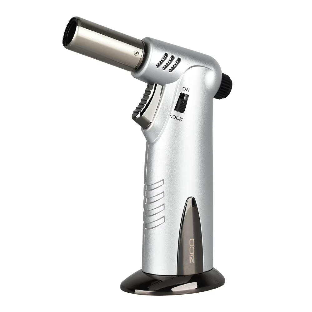 Photograph of product: Zico MT35 Table Torch Lighter 6.5 Silver
