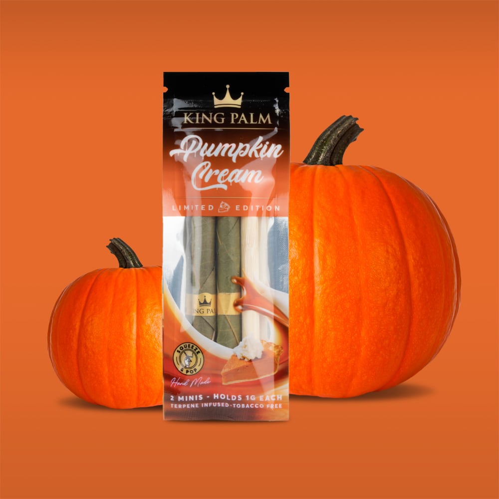 Photograph of product: King Palm Minis | 2pk | Pumpkin Cream