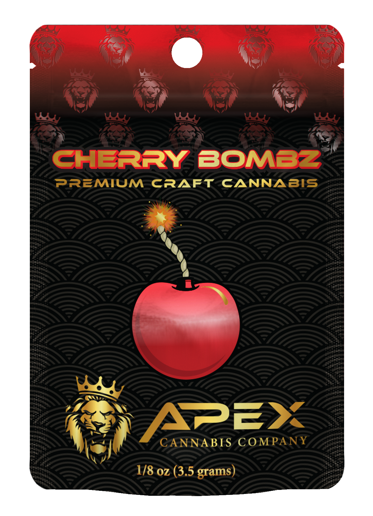 Photograph of product: Cherry Bombz | 3.5G Bag