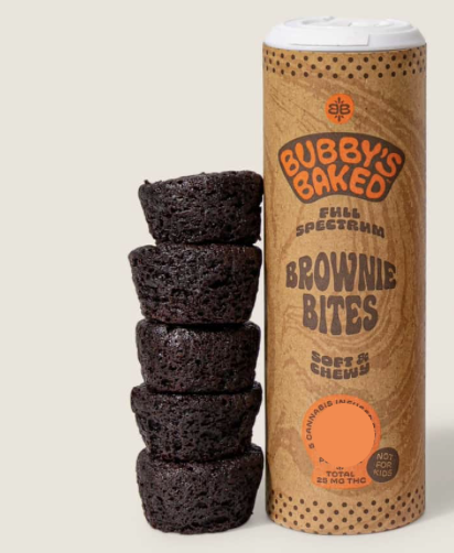 Photograph of product: Brownie Bites [10mg TH-oui] || Bubby's Baked