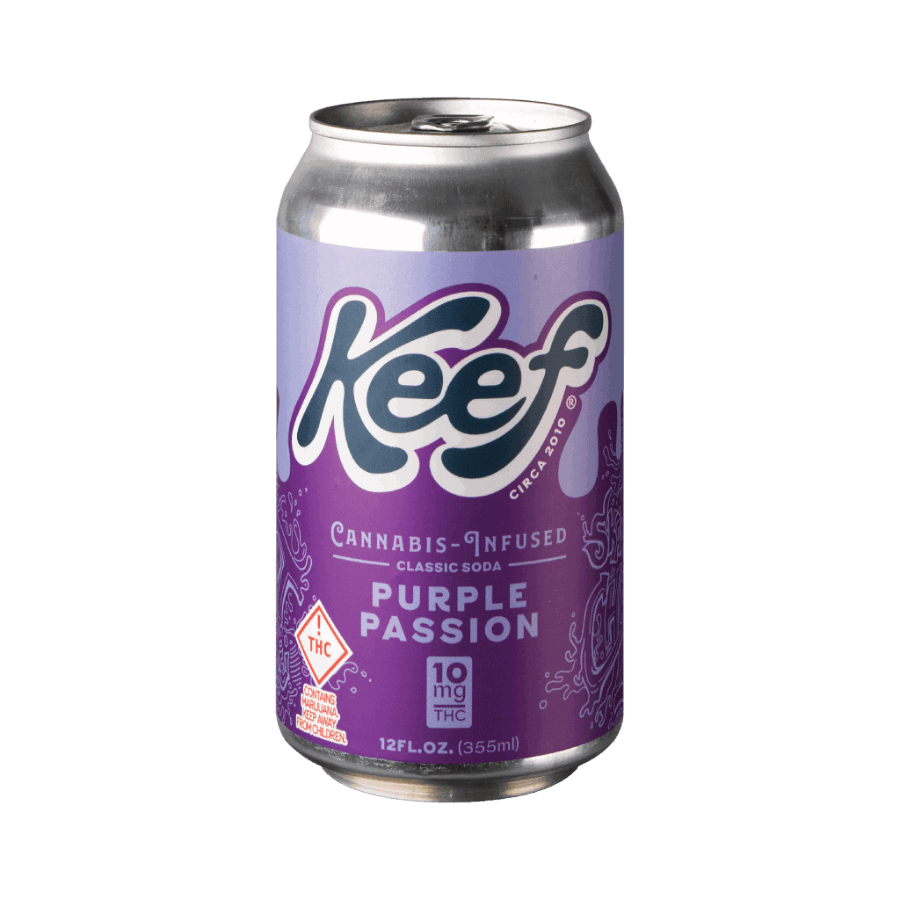 Photograph of product: Keef Cola Purple Passion Soda (10mg) (R) - REC