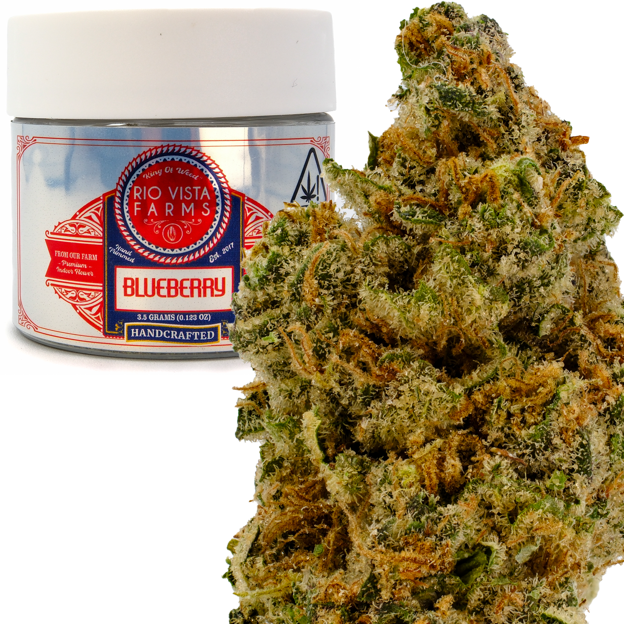 Photograph of product: Blueberry 3.5g Jar - Rio Vista Farms
