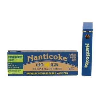 Photograph of product: Nanticoke - Banana Daddy Cured Resin Vape AIO ( - Vape AIO