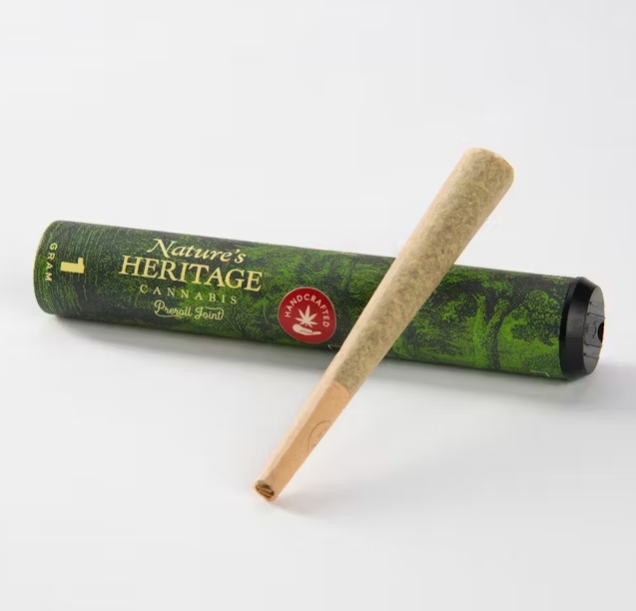 Photograph of product: South Shore Sour 1g Pre-Roll Nature's Heritage