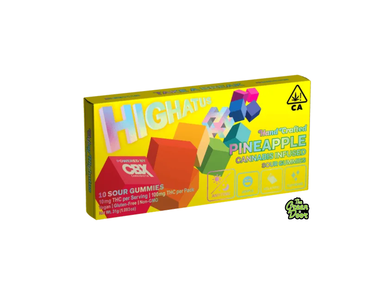 Photograph of product: HIGHATUS - Pineapple- 10PK - 100MG