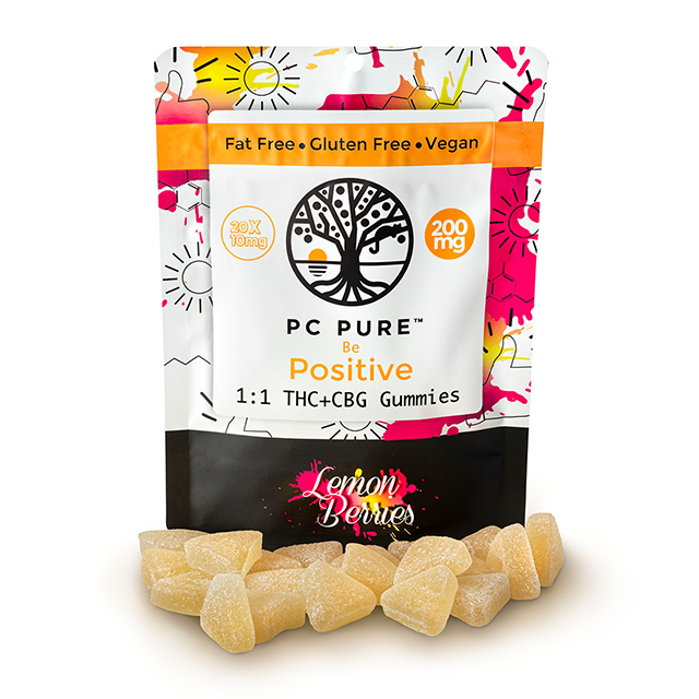 Photograph of Product: 200MG LEMON BERRY 1:1 CBG GUMMIES