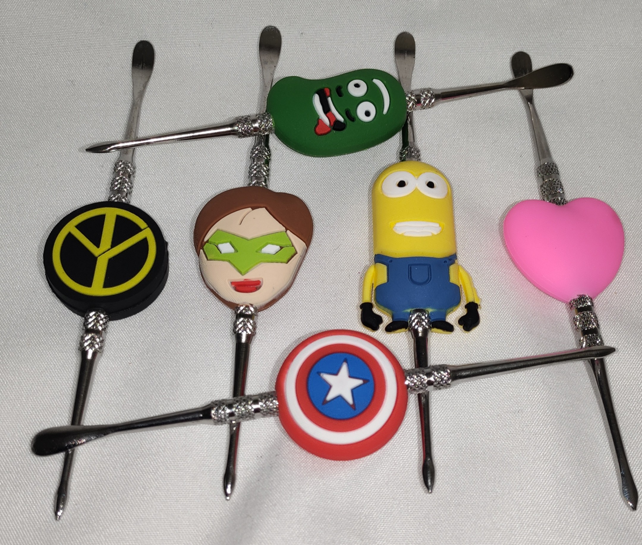 Photograph of product: Silicone Character Dab Stick S & A