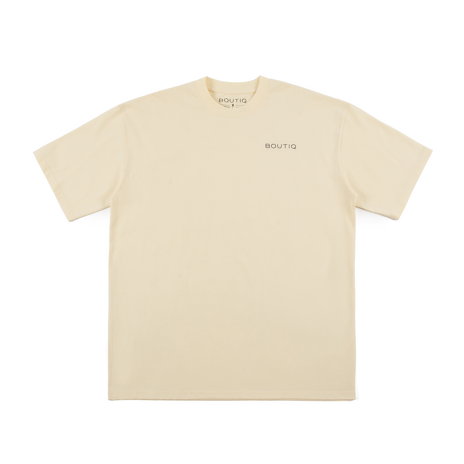 Photograph of product: Boutiq Cream T-Shirt - XXL