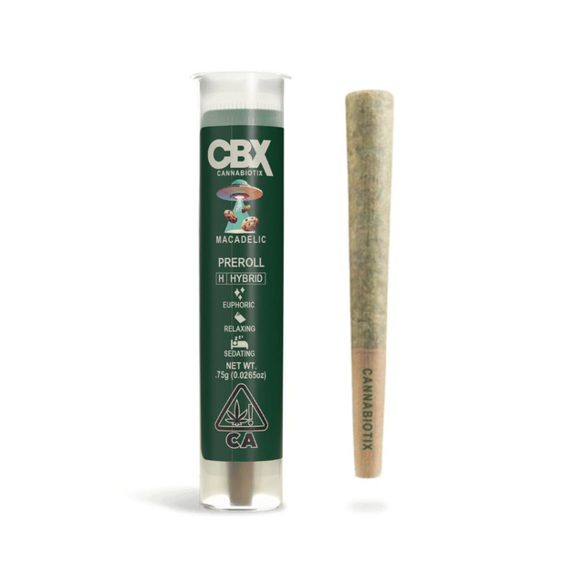 Photograph of product: CBX | .75g - Macadelic - Pre-Roll - 