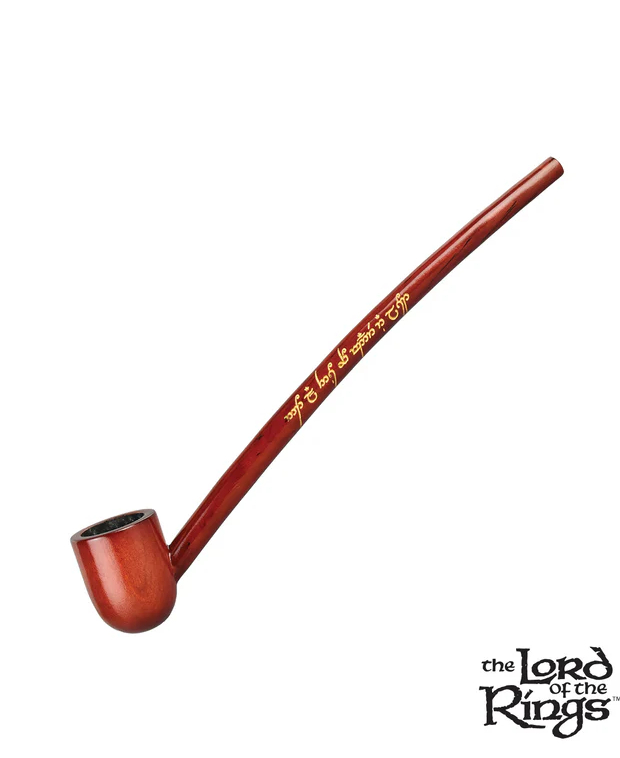 Photograph of product: 9" Lord of the Rings Wooden Smoking Pipe - Aragorn