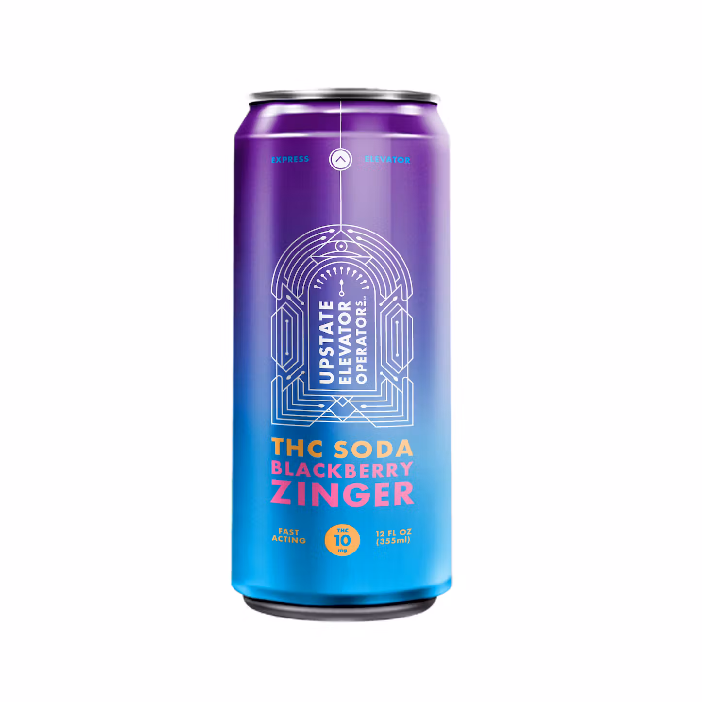 Photograph of product: Upstate Blackberry Zinger TH-oui Soda 10mg